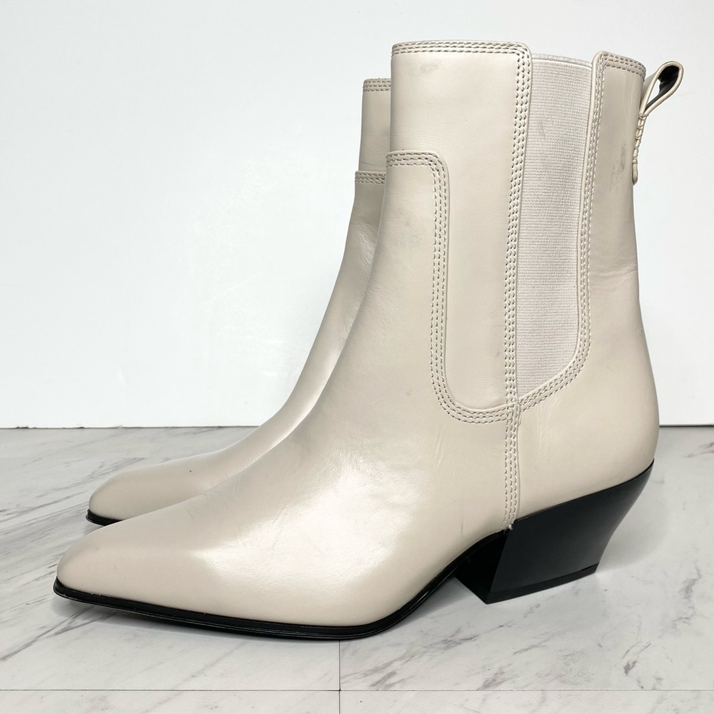 Sarto Franco Sarto Anina Bone Leather Bootie 6 1/2 M